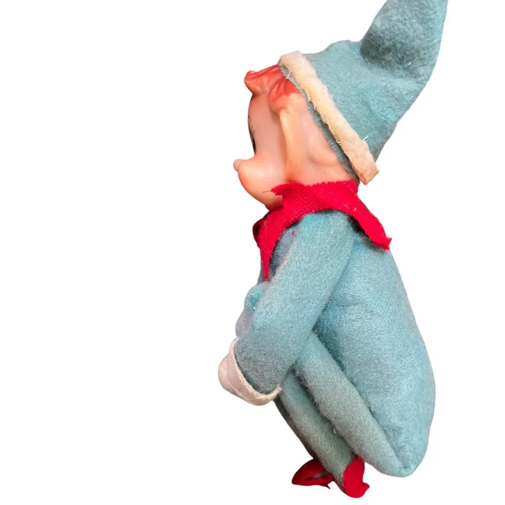 Vintage Pixie Elf Knee Hugger Retro Christmas Made in Japan